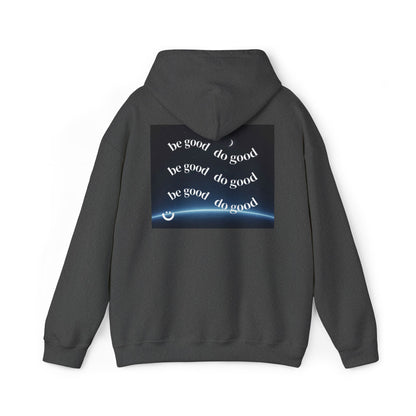 be good do good hoodie | motivational text back print