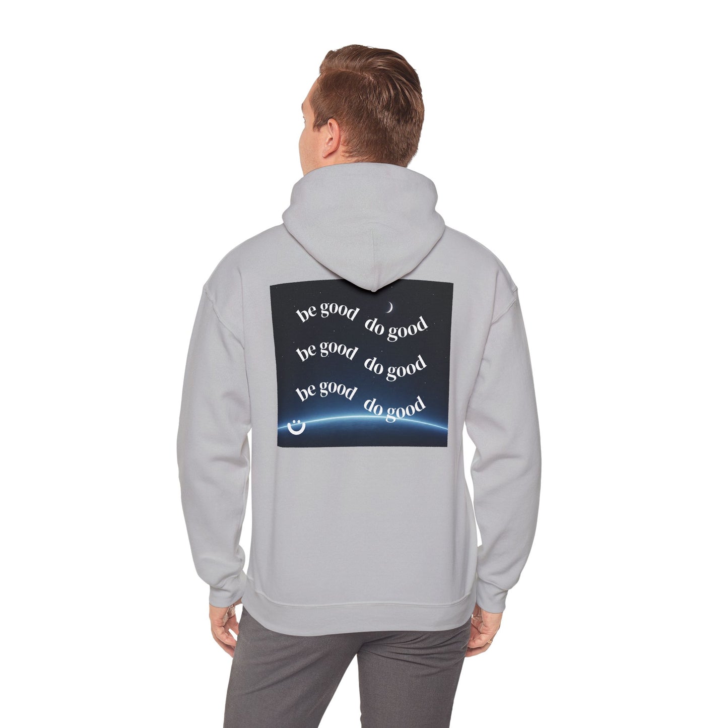 be good do good hoodie | motivational text back print